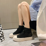 Advbridge Women High Top Sneakers Luxury Outdoor Casual Height Increasing Platform Knitting Breathable Women's Sports Shoes Autumn Hotsale