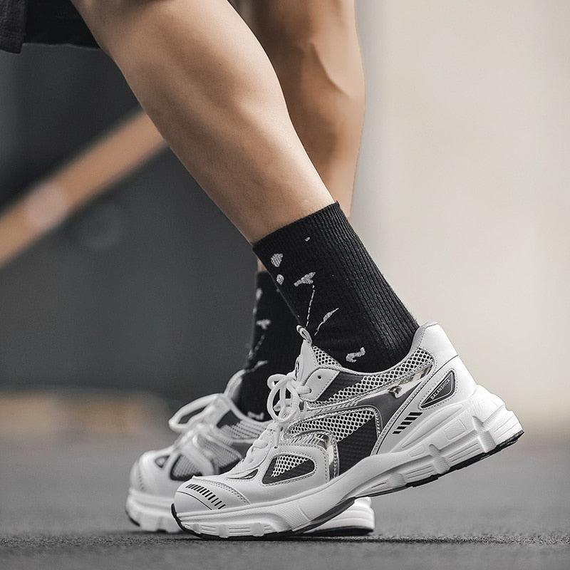 Advbridge Women's Luxary Chunky Sneakers 2023 Mesh Breathable Shoes for Men Sports Running Casual Ladies Fitness Vulcanize Shoes