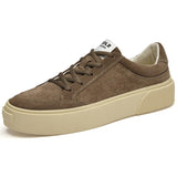 Advbridge Fashion Genuine Leather Sneakers Luxury Brand Lace Up Shoes High Quality Men Casual Shoes Skate Footwear Classic Vulcanize Shoes