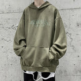 Advbridge Spring Sun Print Suede Wash Old Men High Street Hoodie Unisex Woman Oversize Boyfriend Style Shirt Pullover Couple Sweatshirt