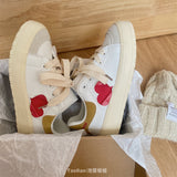 Advbridge Brand White Sneakers For Women Leather 2023 Platform Casual Woman Flats Lace Up Sport Sneakers Ladies Trainers Designer New