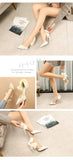 Advbridge 2023 New Bow-knot Women Pumps Designer Shoes High Heels Sandals Women Satin Stiletto Heels Sexy Pearl Wedding Shoes Plus Size 43