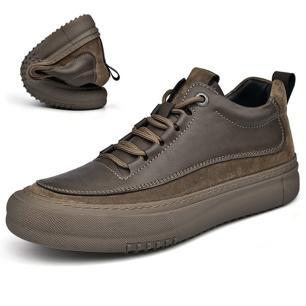 Advbridge Men Casual Shoes Spring Fashion Men's Shoes Leather Outdoor ...