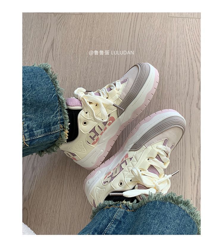 Advbridge 2023 New Hyuna Style Purple Sports Shoes for Women Korean Fashion Versatile Casual Harajuku Style Student Shoes