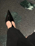 Advbridge Women's Strange Style Heel Slippers Pointed Toe Gold Pumps Casual Breathable Low Heel Sandals Summer Runway Lady Shoes Sexy