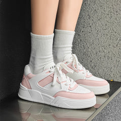 Advbridge High end board shoes Autumn New Dad's shoes Sports breathable thick sole small white shoes for women