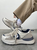 Advbridge Men Chunky Sneakers Brand Design Men's Casual Sneakers Thick Sole Mans Skateboarding Shoes