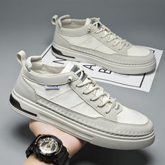 Advbridge Fashion Four Seasons Canvas Mans Sneakers Summer New Casual Men's Shoes Comfortable Outdoor Mid-top Wear-resistant Shoes 44
