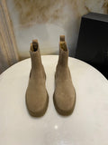 Advbridge Botas Mujer Shoes Women Winter Boots Women England Style Fashion Simple Genuine Leather Suede Chelsea Boots Shoe Woman