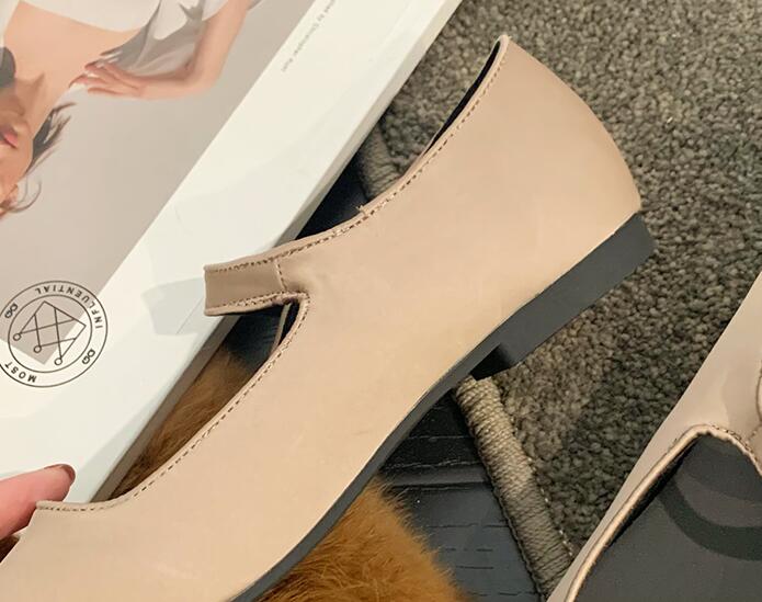 Advbridge 2023 NEW Classic Silk Ballet Shoes Buckle Strap Ballet Shoes Women Square Toe Simple Women Flats Elegant Valentine Shoes