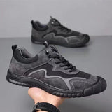 Advbridge Fashion Mens Casual Shoes Classic Breathable Sneakers Shoes for Men Shoes Suede Leather Designers Male Work Sports Driving Shoes