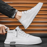 Advbridge Fashion Men Casual Leather Shoes Youth Teenage Sneakers Versatile Male Skateboard Footwear Hot Sale Vulcanize Shoes Leisure Walk