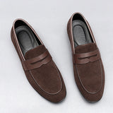 Advbridge Sude Leather Man's Loafers Elegantes Men Driving Shoes Fashion Summer Lazy Shoes Lightweight Moccasins New Slip on Casual Shoes