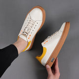 Advbridge New Spring Autumn Men Sneakers All-match White Fashion Skate Shoes Personality Color Matching Men's Vulcanize Shoes Casual Shoes