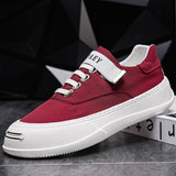 Advbridge Ice Silk Canvas Comfortable Outdoor Round Toe Men's Shoes Autumn New Mens Casual Shoes Fashion Breathable Non-slip Sneakers