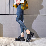 Advbridge Pumps Luxury Designer Shoes Ladies Platforms Black Heels Elegant Medium Heel Women's Shoes Trend Wedges Leather Loafers New