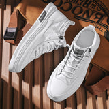 Advbridge Fashion Men Casual Leather Shoes Youth Teenage Sneakers Versatile Male Skateboard Footwear Hot Sale Vulcanize Shoes Leisure Walk