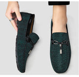 Advbridge Luxury Men's Loafers Shoes Elegant Dress Party Wedding Office Genuine Leather Slip on Big Size 46 47 Loafer Casual Shoes Men