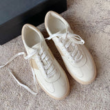 Advbridge Women Shoes Casual Training SS England Style Patchwrok Sneakers Women Genuine Leather Vulcanized Shoes Shoes Woman