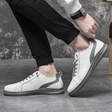 Advbridge Men Casual Shoes Handmade Mens Shoes Cow Genuine Leather Loafers Moccasins Slip On Male Flats Male Driving Shoes Sneakers Men