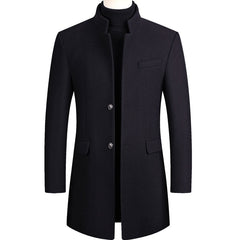 Advbridge Men Coat Winter,Mens Peacoat,Mens Cashmere,Men Wool Coat,Wool Coat Men,Men Woolen Overcoat,Mens Coat,Winter Wool Coat Men