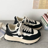 Advbridge Designer Sports Shoes Women's Sneakers Thick Sole Ladies Tennis Shoes Woman Lace Up Chunky Casual Shoes Sneakers Female