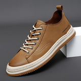 Advbridge High-quality First Layer Cowhide Outsole Shoes Summer New Men's Casual Shoes Fashion Comfortable Non-slip Business Leather Shoes