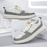 Advbridge High Quality Men Casual Shoes Breathable Men Leather Sneakers Handmade Man Skateboard Shoes New Design Sport Flats Lace-Up Shoes
