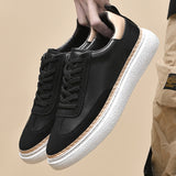 Advbridge Genuine Leather Mens Casual Shoes New Fashion Mens Sneakers Lightweight Walking Shoes Leisure Male Outdoor Shoes Tenis Masculino