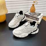 Advbridge Sneakers for Women Spring Autumn Mesh Shoes Female Casual Lace-up Flats Ladies Chunky Sports Shoes Fashion Vulcanized Shoes