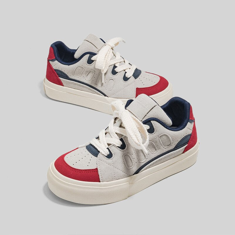 Advbridge Spring Autumn Women Chunky Sneakers Feamel Breathable Platform Shoes Ladies Vulcanized Sport Shoes Casual Flats