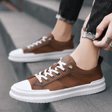Advbridge High Quality Leather Light Business Men's Shoes 2022 Autumn New Men's Casual Shoes Fashion Comfortable Breathable Non-slip Shoes