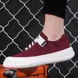 Advbridge Ice Silk Canvas Comfortable Outdoor Round Toe Men's Shoes Autumn New Mens Casual Shoes Fashion Breathable Non-slip Sneakers