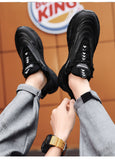 Advbridge Mixed Colors Men Causal Shoes Black Sneakers Male Summer Men Casual High Gang Shoes Fashion Breathable White Tenis Masculin