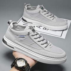 Advbridge Fashion Four Seasons Canvas Mans Sneakers Summer New Casual Men's Shoes Comfortable Outdoor Mid-top Wear-resistant Shoes 44