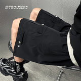 Advbridge Summer Shorts Men Fashion Retro Pocket Shorts Men Japanese Streetwear Hip-hop Loose Straight Shorts Mens Cargo Pants M-3XL