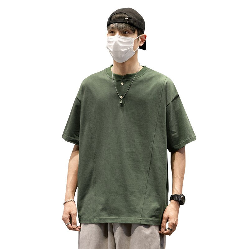 Advbridge Hip Hop T-Shirt Loose Sports Streetwear Fashion Oversized T Shirt Green 2023 Summer Short Sleeves Top Tees Tshirt