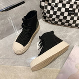 Advbridge Women High Top Sneakers Luxury Outdoor Casual Height Increasing Platform Knitting Breathable Women's Sports Shoes Autumn Hotsale