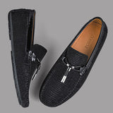 Advbridge Luxury Men's Loafers Shoes Elegant Dress Party Wedding Office Genuine Leather Slip on Big Size 46 47 Loafer Casual Shoes Men