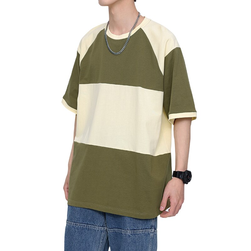 Advbridge Hip Hop T-Shirt Loose Sports Streetwear Fashion Oversized 3XL T Shirt Striped 2023 Summer Short Sleeves Top Tees Tshirt