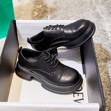 Advbridge Pumps Luxury Designer Shoes Ladies Platforms Black Heels Elegant Medium Heel Women's Shoes Trend Wedges Leather Loafers New