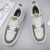 Advbridge High Quality Men Casual Shoes Breathable Men Leather Sneakers Handmade Man Skateboard Shoes New Design Sport Flats Lace-Up Shoes