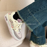 Advbridge  Platform Sneakers Women INS Brand Spring Autumn Lace Up Woman Flats Shoes Sneakers Casual Ladies Vulcanized Shoes Female