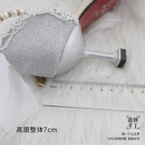 Advbridge Kawaii Girl Tea Party Elegant Pearl Love Lace Bowknot Lolita Shoes Multicolor Exquisite Embroidery Pointed Sandals Cosplay Lolit