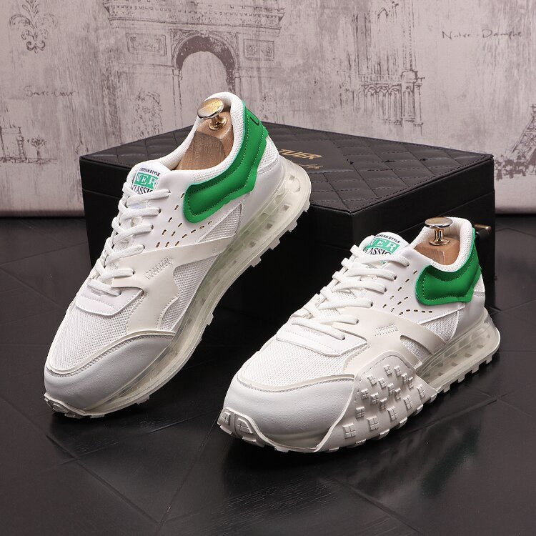 Advbridge Spring new Designer Luxury Men Sneakers Breathable sports Shoes Canvas Platform Casual Shoes  Chaussure Homme