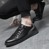 Advbridge Men Casual Shoes Handmade Mens Shoes Cow Genuine Leather Loafers Moccasins Slip On Male Flats Male Driving Shoes Sneakers Men