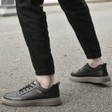 Advbridge genuine Leather Men Shoes Casual Loafers Lace Up cow Leather Shoes Men Flats Hot Sale Moccasins Walking Shoes men Sneakers