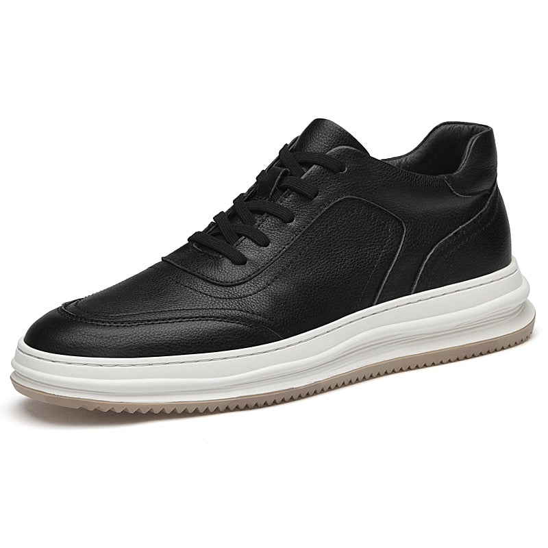Advbridge High Quality Men Sneakers Genuine Leather Men Shoes Luxury School Shoes for Man Fashion Skate Shoes Men Vulcanize Shoes Upscale
