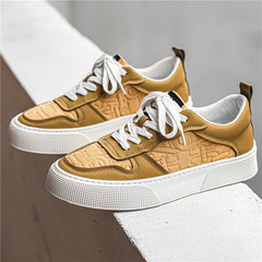 Advbridge Classic Yellow Vulcanized Shoes Men Harajuku Platform Sneakers Men Streetwear Hip hop Canvas Shoes Men Designer Low top Sneakers