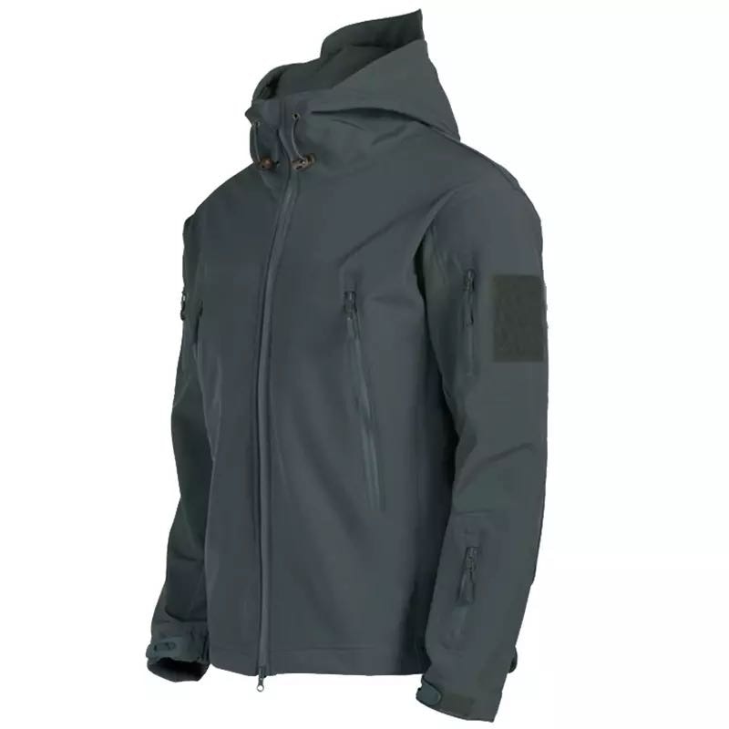 Advbridge Winter Big Size Men Camouflage Jacket Shark Soft Shell Military Tactical Jacket Men Waterproof Warm Windbreaker US Army Clothing